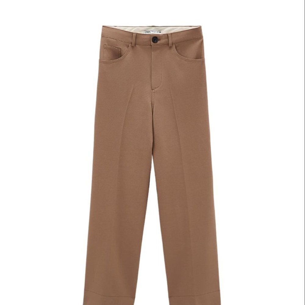 ZARA WOMEN TROUSERS BROWN SIZE XS 7149/048/926